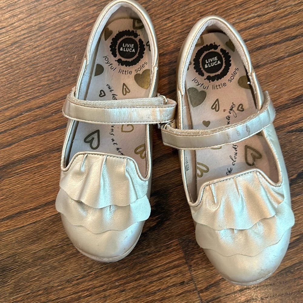 Livie and Luca Gold Shoes Good Condition
